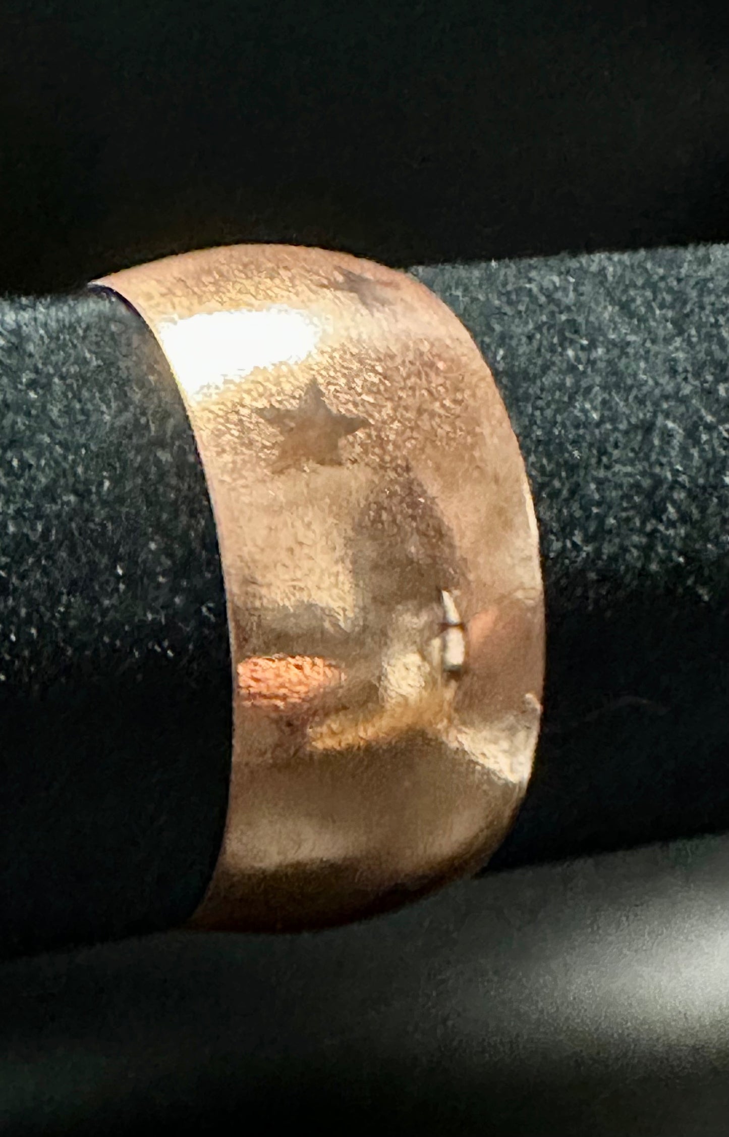 Copper Cuff Bracelet - Sandy Stars