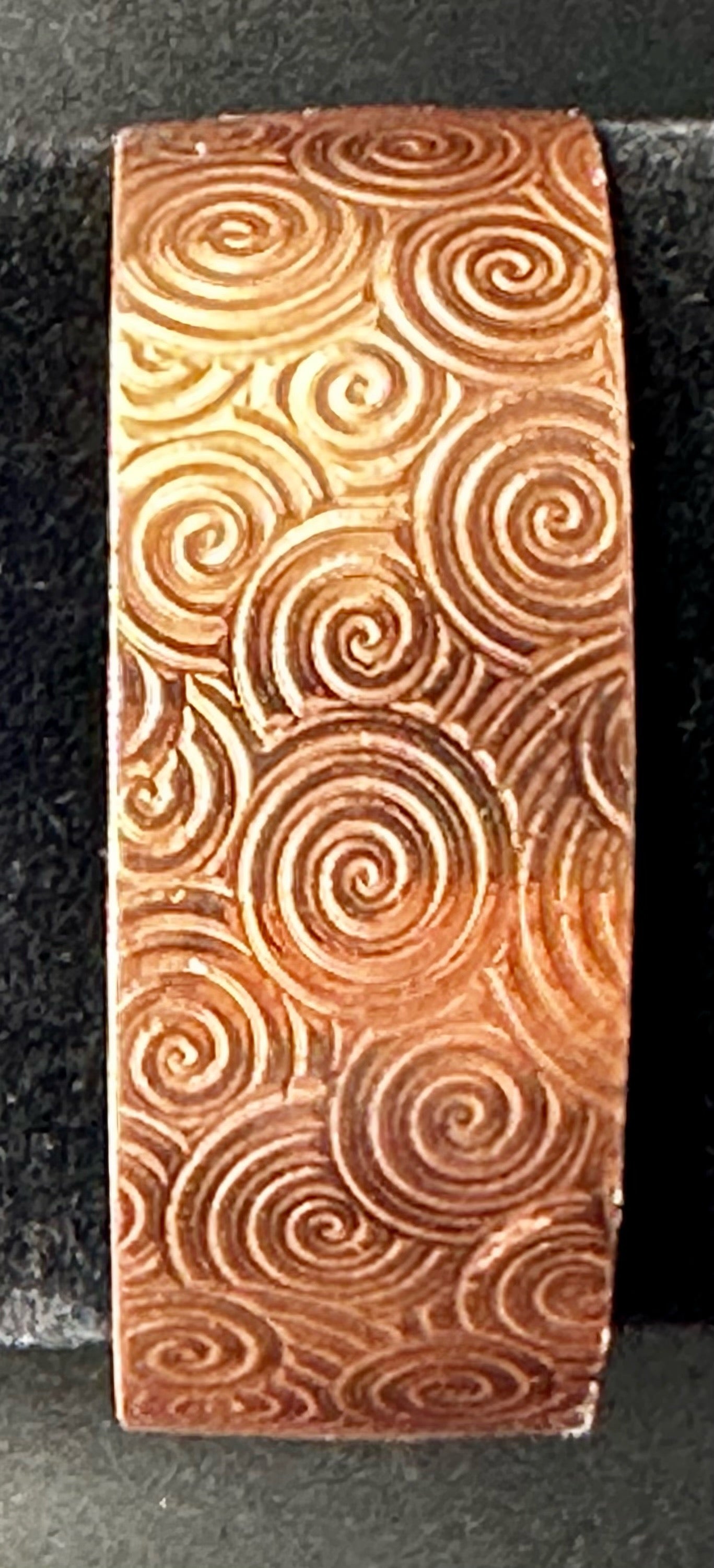 Copper Cuff Bracelet - Swirls