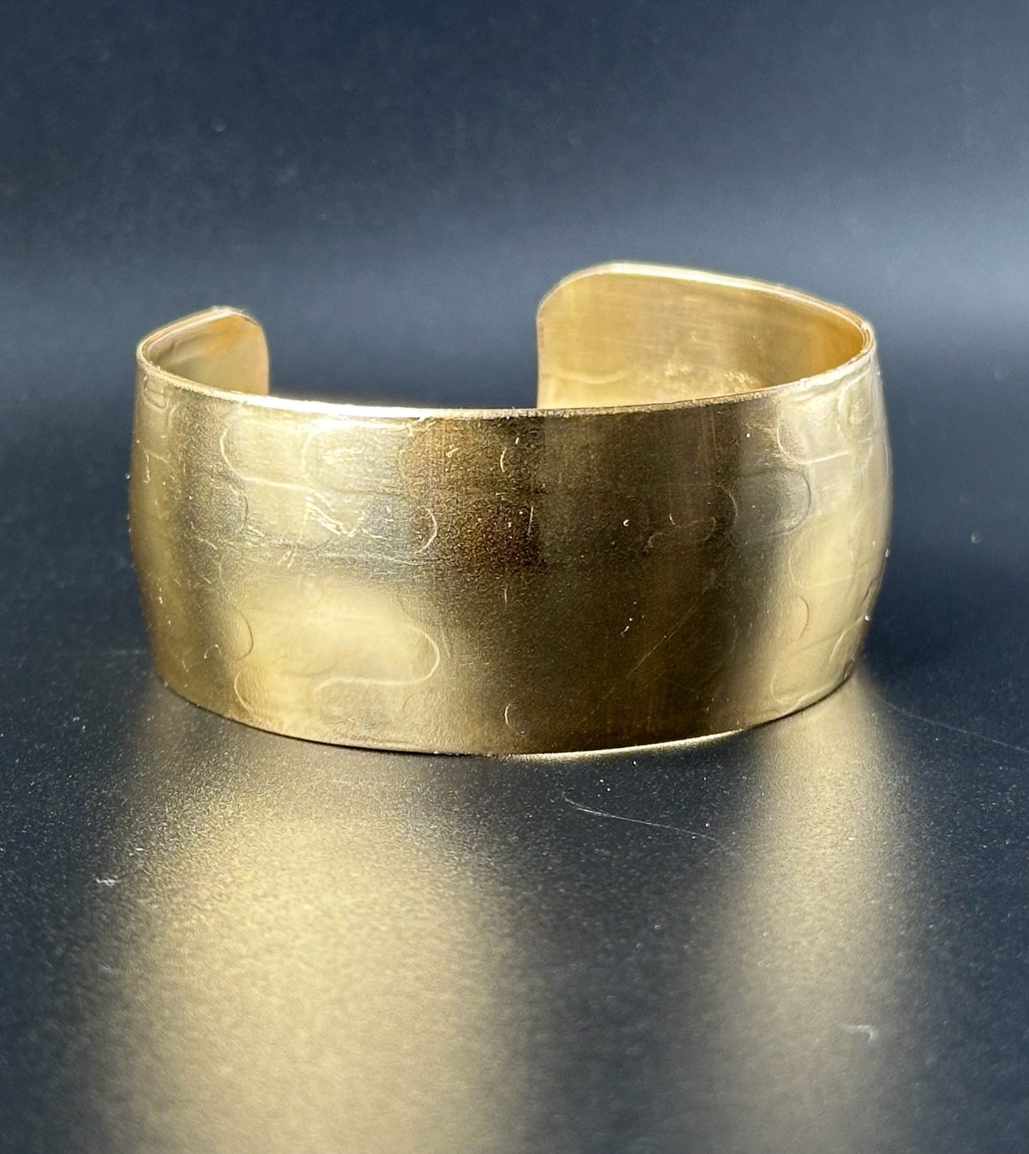 Brass Cuff Bracelet - Scales